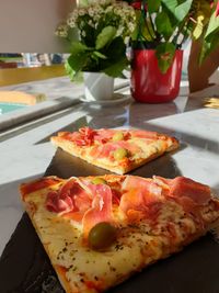 Porci&oacute;n de pizza Jam&oacute;n 3,50&euro;